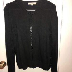 Women’s LOFT black cardigan size large